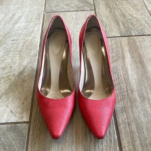 Calvin Klein red stiletto heels. Size 7.